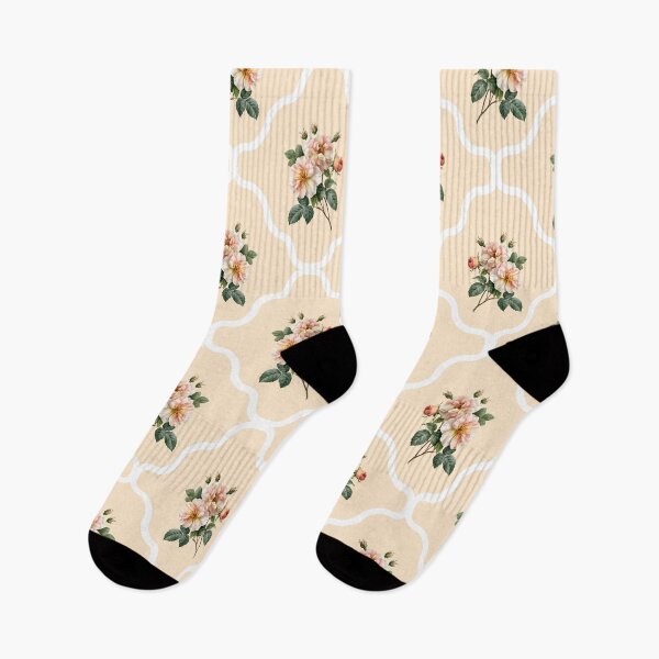 Item preview, Classic Roses Moroccan Trellis Seamless Beige Elegant Botanical Pattern designed and sold by EL-Lebedenko.