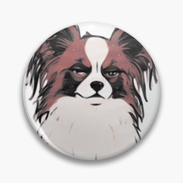 Item preview, Grumpy Papillon Selena designed and sold by Bock Auf Art.