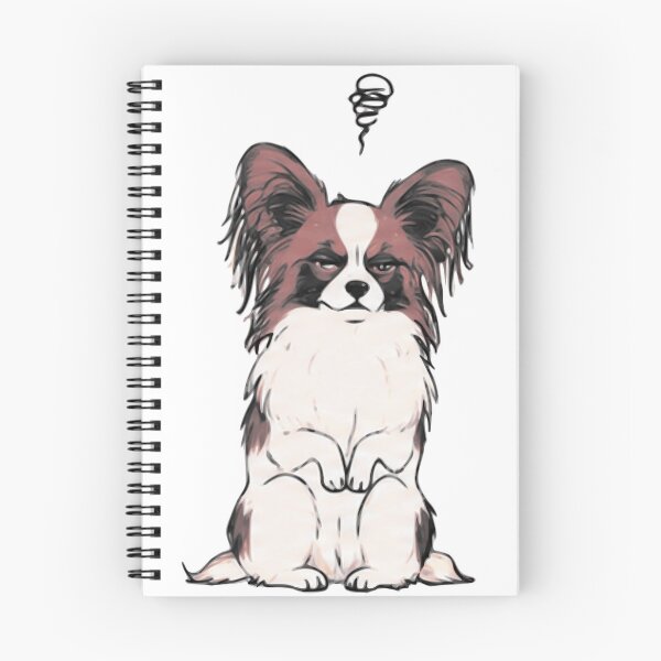 Item preview, Grumpy Papillon Selena designed and sold by Bock Auf Art.