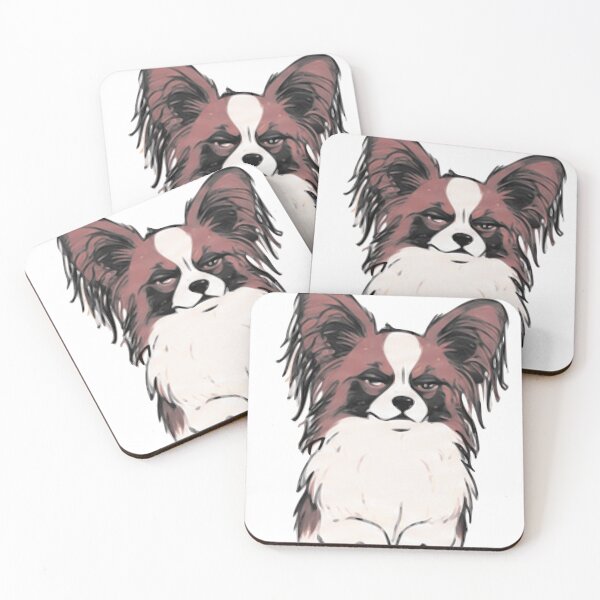 Item preview, Grumpy Papillon Selena designed and sold by Bock Auf Art.