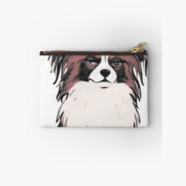 Item preview, Grumpy Papillon Selena designed and sold by Bock Auf Art.