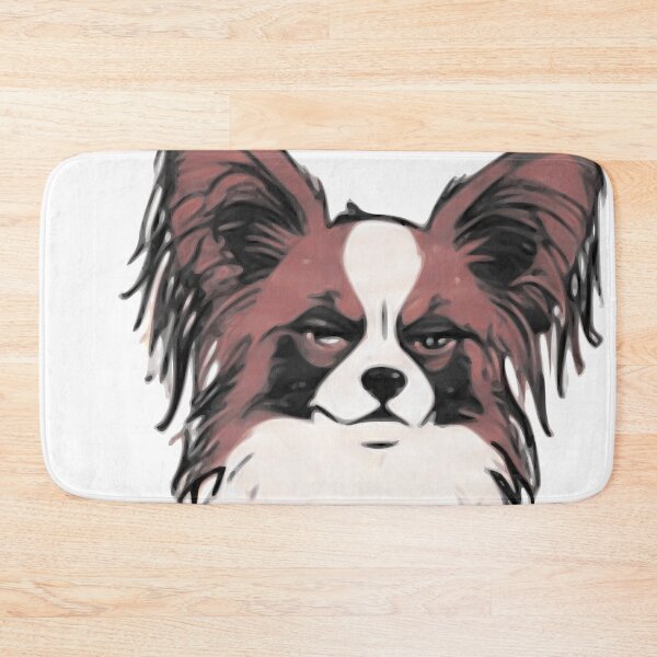 Item preview, Grumpy Papillon Selena designed and sold by Bock Auf Art.