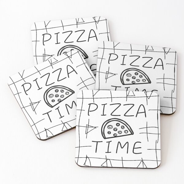 Artikelvorschau, Pizza-Zeit – Lustige Essenszeichnung entworfen und verkauft von zapsirtarup.