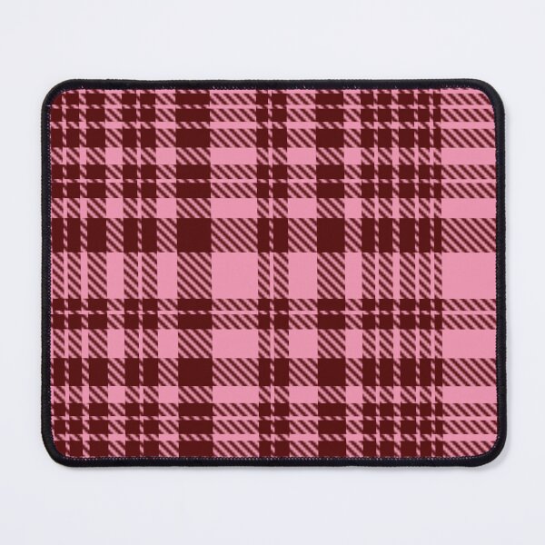 Item preview, Burgundy and Pink Plaid Tartan  designed and sold by PatternTitan.