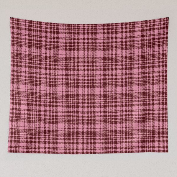 Item preview, Burgundy and Pink Plaid Tartan  designed and sold by PatternTitan.
