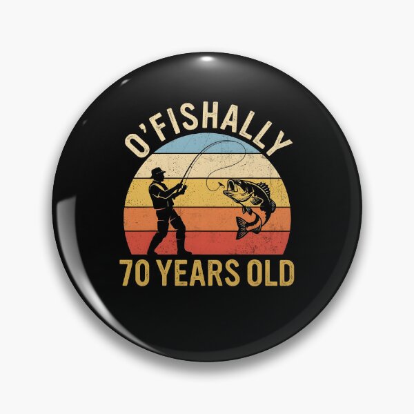 Item preview, O'Fishally 70th Birthday Fishing Design designed and sold by cerima.