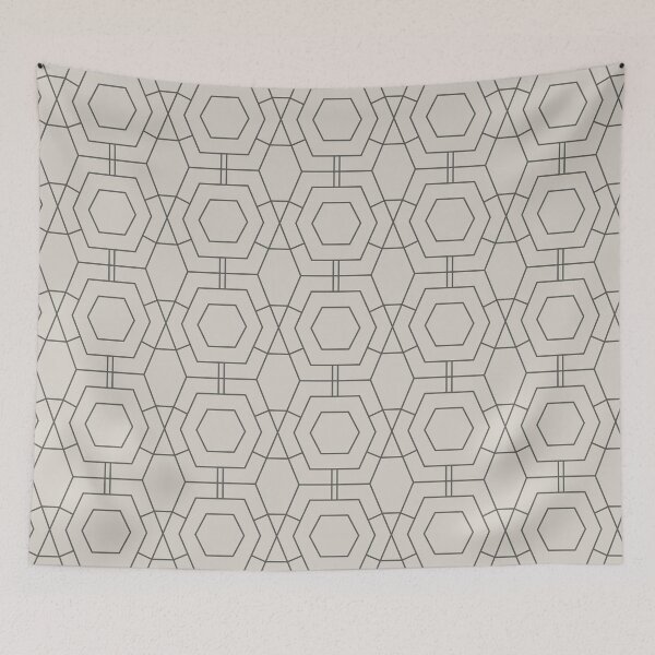 Item preview, Geometric pattern print, minimal architectural abstract design for modern interior decor designed and sold by Aurum-design.