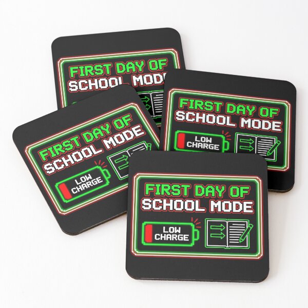 Item preview, First Day Of School Mode Low Battery Gamer Back To School designed and sold by TeNovaStudio ⭐⭐⭐⭐⭐.