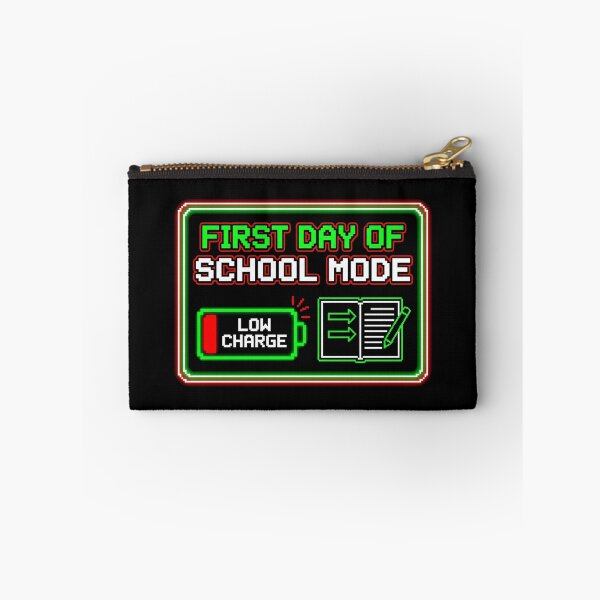 Item preview, First Day Of School Mode Low Battery Gamer Back To School designed and sold by TeNovaStudio ⭐⭐⭐⭐⭐.