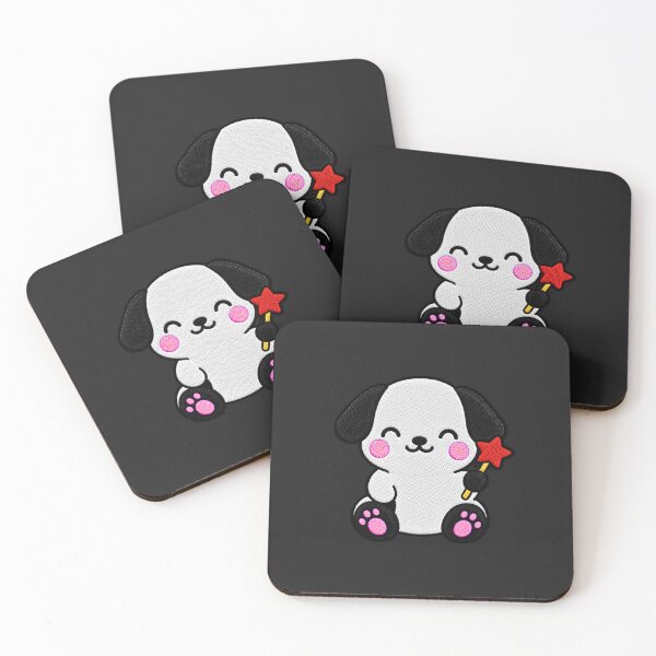 Item preview, Cute Puppy Holding Star Wand Kawaii Embroidery Patch designed and sold by ColorSplash123.