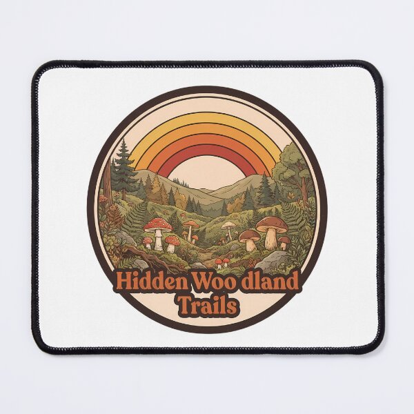 Item preview, Hidden Woodland Trails Hiking Illustration designed and sold by SHOP-Corner.