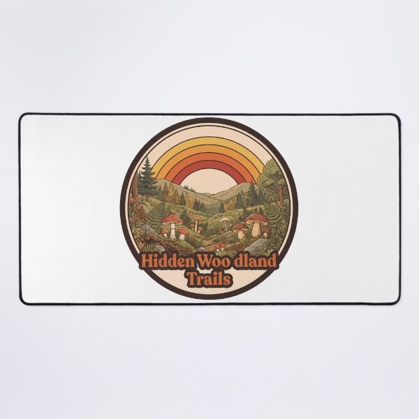 Item preview, Hidden Woodland Trails Hiking Illustration designed and sold by SHOP-Corner.