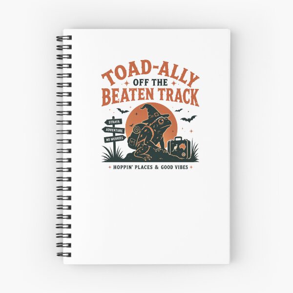 Item preview, Toad-Ally Off The Beaten Track Australia Halloween Funny Aussie Toad Adventure Straya designed and sold by Yellowriversss.