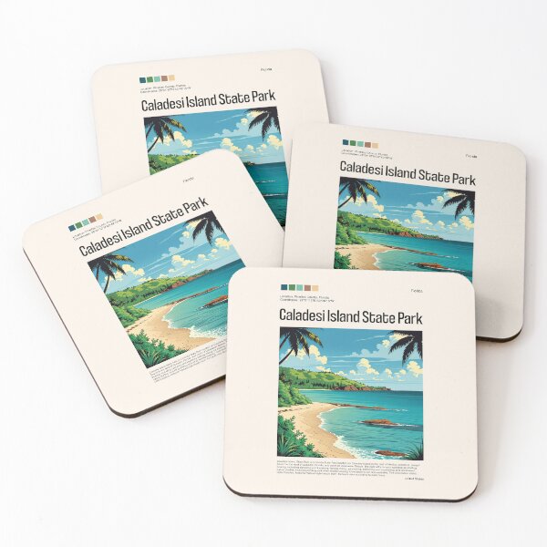 Item preview, Caladesi Island State Park Poster (Florida), USA designed and sold by PinkandP.