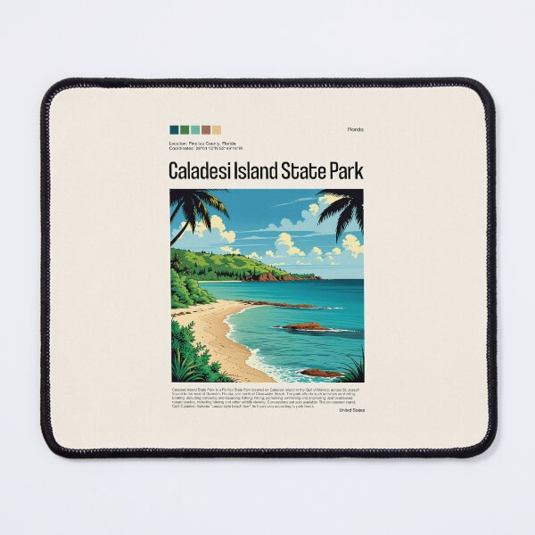 Item preview, Caladesi Island State Park Poster (Florida), USA designed and sold by PinkandP.