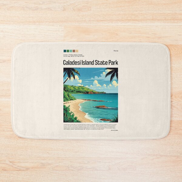 Item preview, Caladesi Island State Park Poster (Florida), USA designed and sold by PinkandP.
