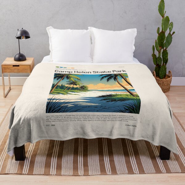 Item preview, Camp Helen State Park Poster (Florida), USA designed and sold by PinkandP.
