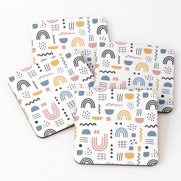Item preview, Boho Abstract Geometric Doodle Pattern Art designed and sold by breathinghuman.