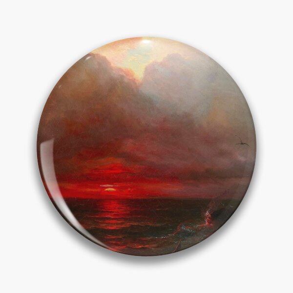 Item preview, 1862 Sunset over a coastline nautical maritime 19th century seascape painting art print by Théodore Gudin designed and sold by Jéanpaul  Ferro.