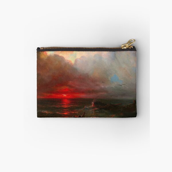 Item preview, 1862 Sunset over a coastline nautical maritime 19th century seascape painting art print by Théodore Gudin designed and sold by Jéanpaul  Ferro.