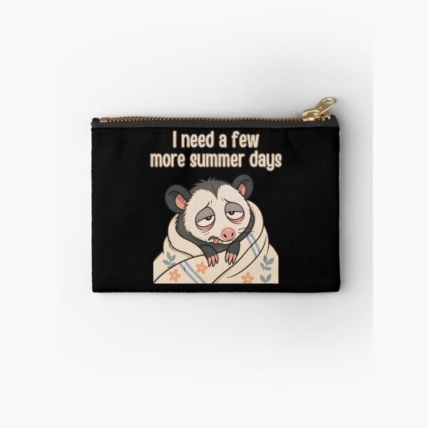 Item preview, I Need a Few More Summer Days Funny Possum designed and sold by T-version.