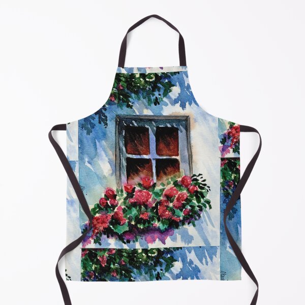 Item preview, The Window That Kept Blooming, Pink Rose Watercolour designed and sold by ArithraStudio.