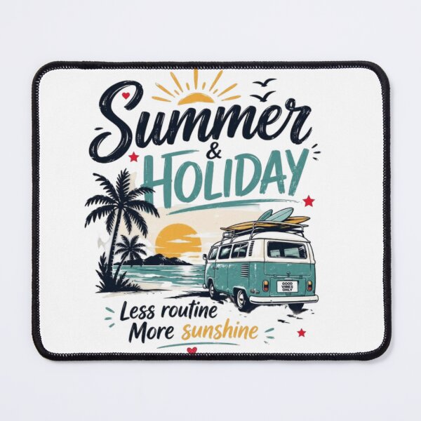 Item preview, Summer Holiday Camper Van Beach Road Trip designed and sold by Salma.Store.