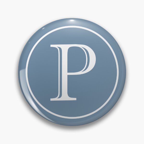 Item preview, Initial Letter P Classic Circle designed and sold by Jeallan Designs.