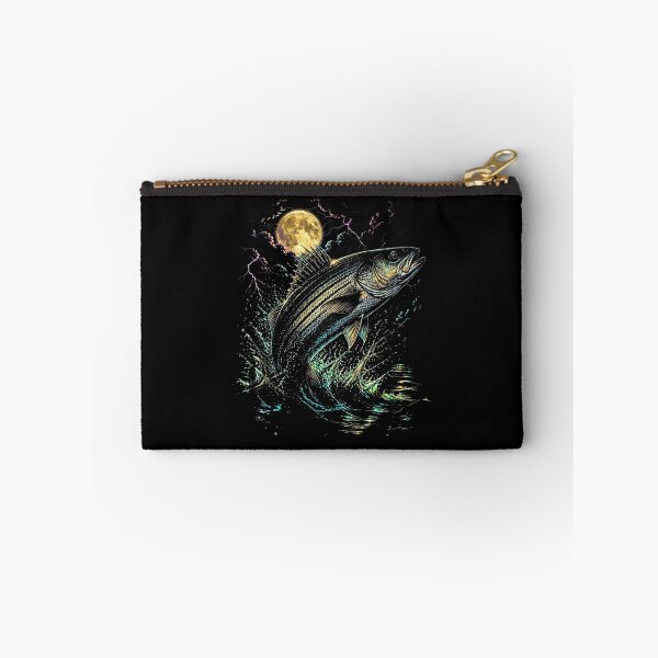 Item preview, Striped Bass Night Fishing Adventure Artwork designed and sold by cerima.