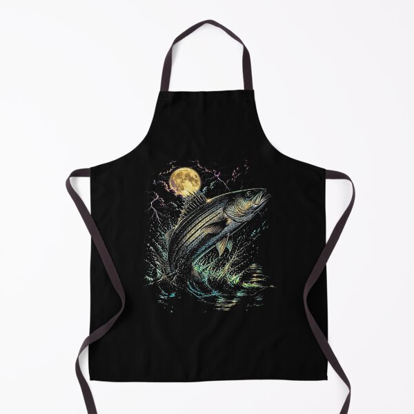 Item preview, Striped Bass Night Fishing Adventure Artwork designed and sold by cerima.