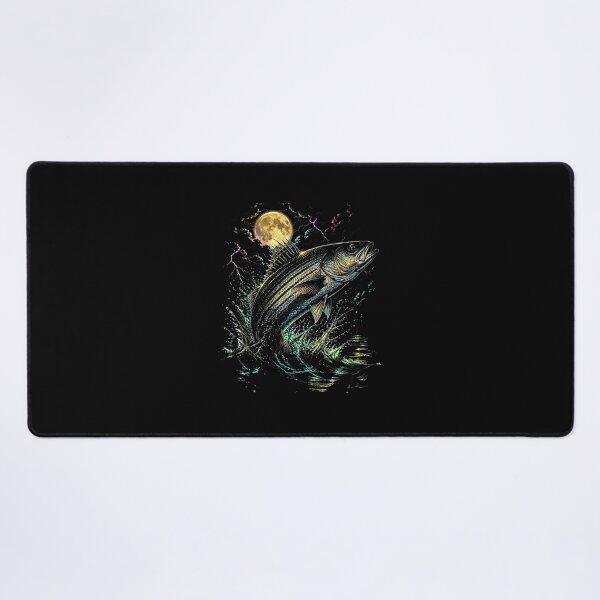 Item preview, Striped Bass Night Fishing Adventure Artwork designed and sold by cerima.