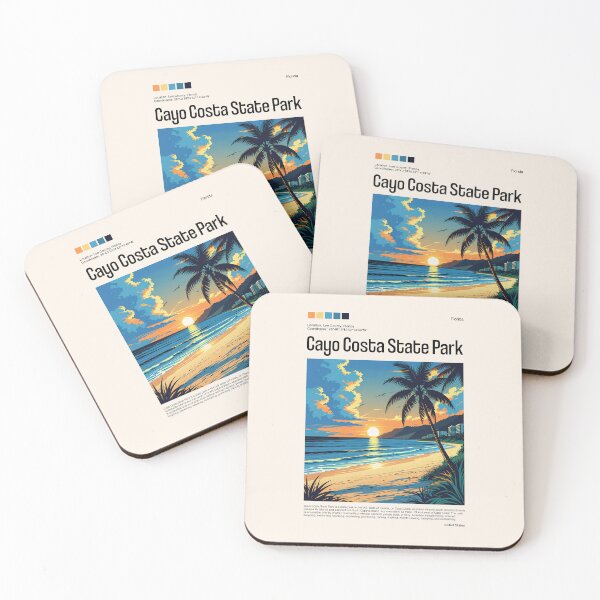 Item preview, Cayo Costa State Park Poster (Florida), USA designed and sold by PinkandP.