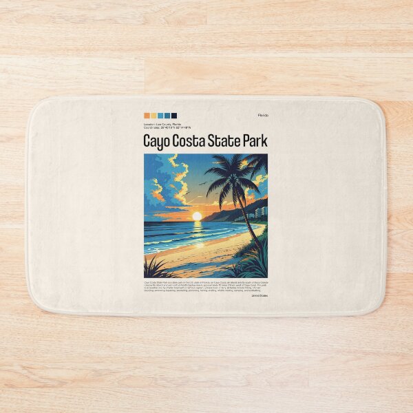 Item preview, Cayo Costa State Park Poster (Florida), USA designed and sold by PinkandP.