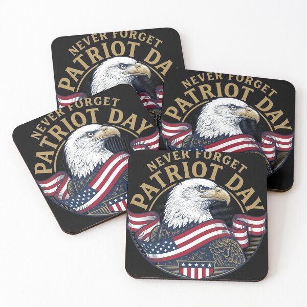 Item preview, Never Forget Patriot Day American Eagle Flag Memorial designed and sold by TeNovaStudio ⭐⭐⭐⭐⭐.