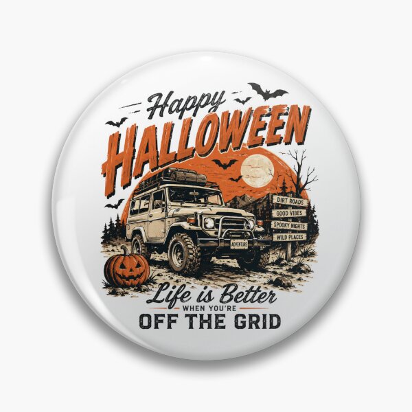 Item preview, Happy Halloween 4WD Off The Grid Australia Vintage Camping Adventure Outback designed and sold by Yellowriversss.