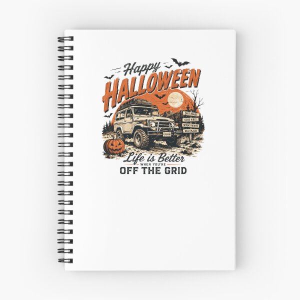 Item preview, Happy Halloween 4WD Off The Grid Australia Vintage Camping Adventure Outback designed and sold by Yellowriversss.