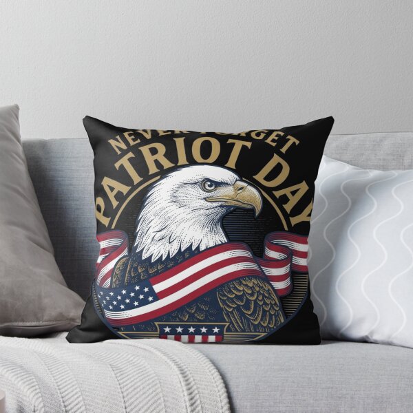 Item preview, Never Forget Patriot Day American Eagle Flag Memorial designed and sold by TeNovaStudio ⭐⭐⭐⭐⭐.