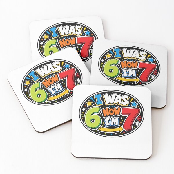 Item preview, I Was Six Now I'm Seven Birthday Design designed and sold by Wilcox PhotoArt.