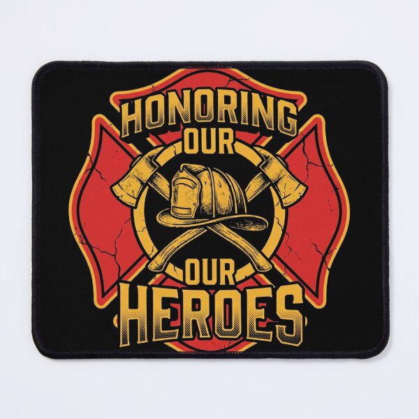Item preview, Honoring Our Heroes Firefighter Maltese Cross Patriot Day designed and sold by TeNovaStudio ⭐⭐⭐⭐⭐.