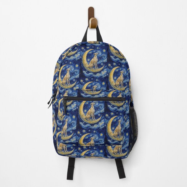 Item preview, Funny Sloughi Starry Night Painting Cute Moon Stars Mom Dad Kids designed and sold by FurryHavenPH.