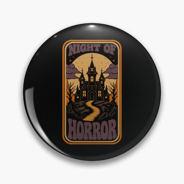 Item preview, Night of Horror Vintage Halloween Shirt, Haunted Gothic Castle T-Shirt, Spooky Retro Horror Halloween Design designed and sold by phsycartwork.
