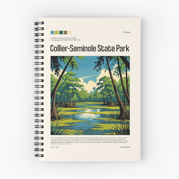 Item preview, Collier-Seminole State Park Poster (Florida), USA designed and sold by PinkandP.