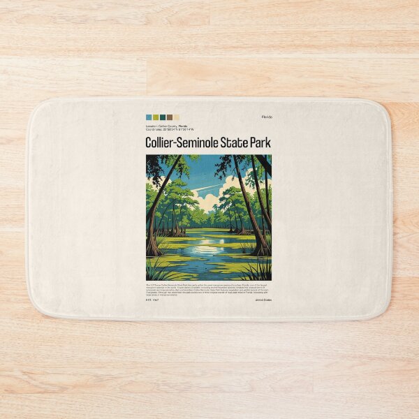 Item preview, Collier-Seminole State Park Poster (Florida), USA designed and sold by PinkandP.