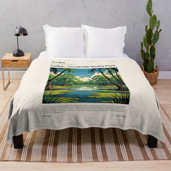 Item preview, Collier-Seminole State Park Poster (Florida), USA designed and sold by PinkandP.