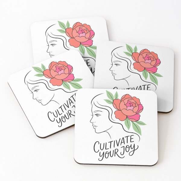 Item preview, Cultivate Your Joy Floral Woman Illustration designed and sold by mackartist.
