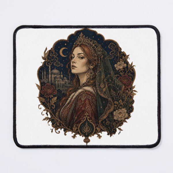 Item preview, Roxelana — Hurrem Sultan Ottoman Portrait | Qorvun History Shapers designed and sold by Qorvun.