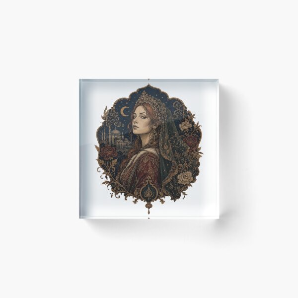 Item preview, Roxelana — Hurrem Sultan Ottoman Portrait | Qorvun History Shapers designed and sold by Qorvun.