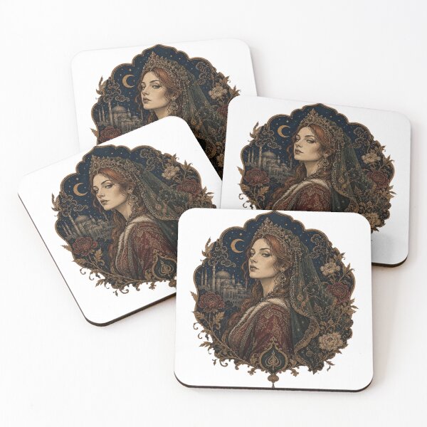 Item preview, Roxelana — Hurrem Sultan Ottoman Portrait | Qorvun History Shapers designed and sold by Qorvun.