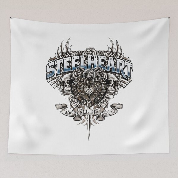Item preview, Two Skull Grunge Style Hard Rock Band  designed and sold by CarloTaylor.