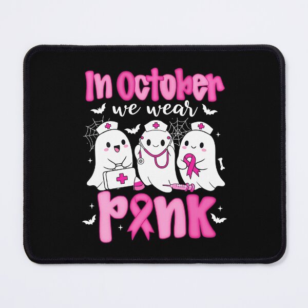 Item preview, In October We Wear Pink Ghosts designed and sold by nojany.